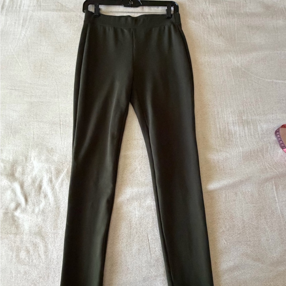 Theory Forest Green stretchy pants